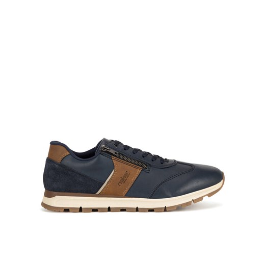 Rieker Sneakersy B0501-14 Granatowy ze sklepu MODIVO w kategorii Buty sportowe męskie - zdjęcie 182697594