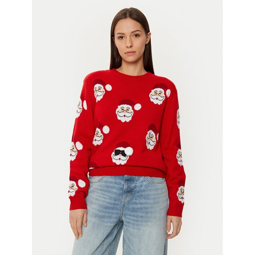 YSABEL MORA Sweter 70028 Czerwony Regular Fit ze sklepu MODIVO w kategorii Swetry damskie - zdjęcie 182697601