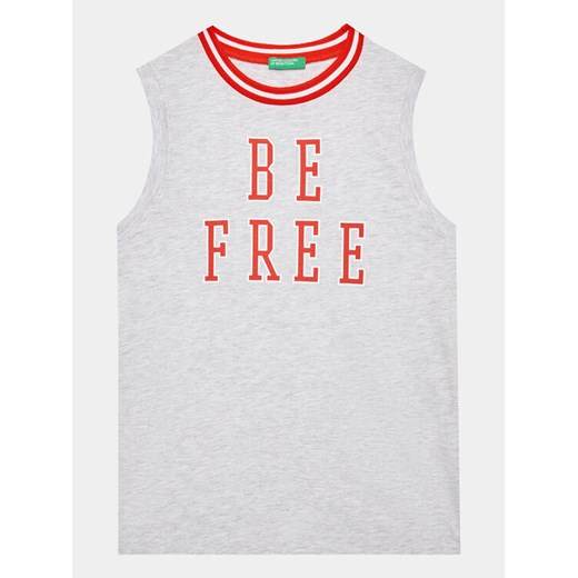 United Colors Of Benetton Top 3096CH00W Szary Regular Fit United Colors Of Benetton 130 MODIVO