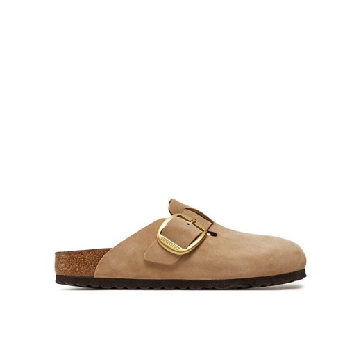 Birkenstock Klapki Boston Big Buckle 1028052 Beżowy ze sklepu MODIVO w kategorii Klapki damskie - zdjęcie 182697701