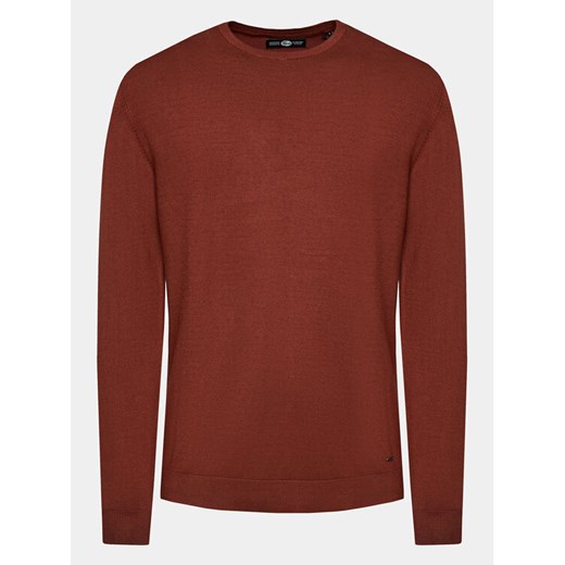 Petrol Industries Sweter M-3030-KWR002 Bordowy Regular Fit ze sklepu MODIVO w kategorii Swetry męskie - zdjęcie 182697711