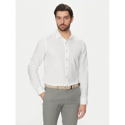 Michael Kors Koszula MK0DS01556 Biały Slim Fit ze sklepu MODIVO w kategorii Koszule męskie - zdjęcie 182697731