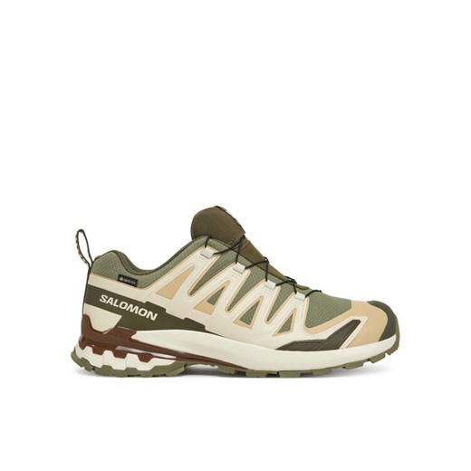 Salomon Buty do biegania Xa Pro 3D V9 Gore-Tex L47820200 Zielony ze sklepu MODIVO w kategorii Buty sportowe męskie - zdjęcie 182697744
