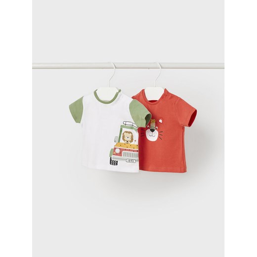 Mayoral Komplet 2 t-shirtów 1002 Kolorowy Regular Fit ze sklepu MODIVO w kategorii Koszulki niemowlęce - zdjęcie 182697754