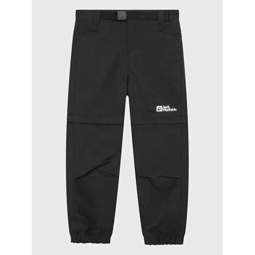 Jack Wolfskin Spodnie outdoor Active 1609761 M Czarny Regular Fit ze sklepu MODIVO w kategorii Spodnie chłopięce - zdjęcie 182697861