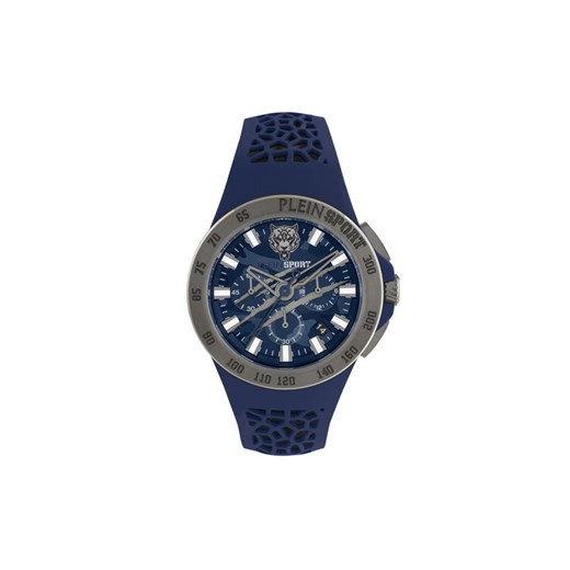 Plein Sport Zegarek Thunderstorm Chrono PSABA0223 Niebieski ze sklepu MODIVO w kategorii Zegarki - zdjęcie 182697872