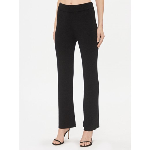Bruuns Bazaar Spodnie materiałowe Anemones Lyna BBW3521 Czarny Slim Fit ze sklepu MODIVO w kategorii Spodnie damskie - zdjęcie 182697923