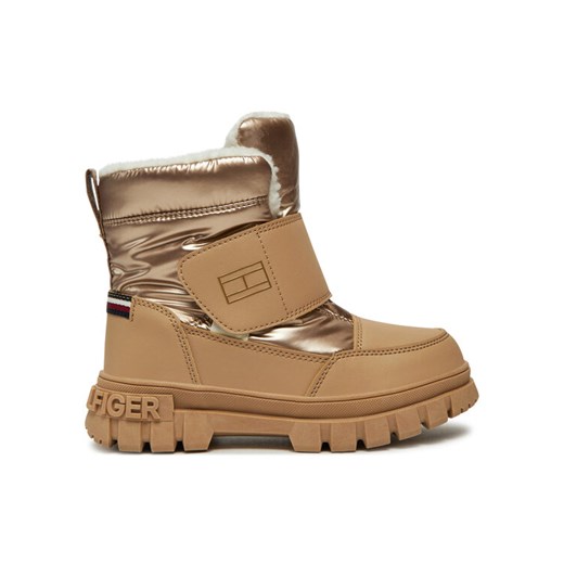 Tommy Hilfiger Śniegowce Fur Boot T1A5-33605-1695 S Beżowy ze sklepu MODIVO w kategorii Buty zimowe dziecięce - zdjęcie 182697932