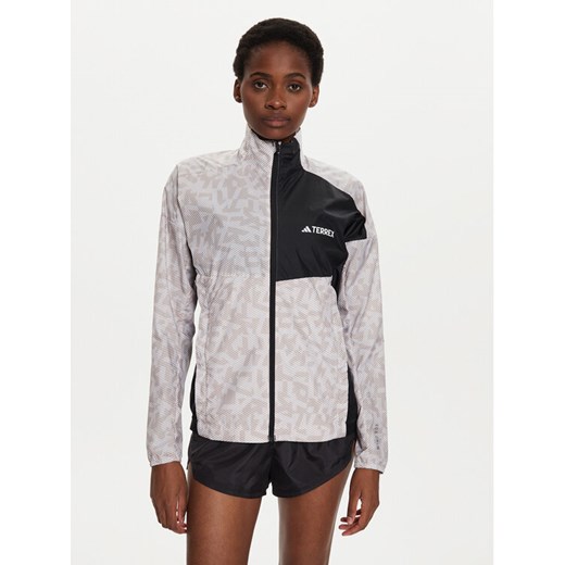 adidas Kurtka do biegania Terrex Trail Running IW9245 Écru Regular Fit ze sklepu MODIVO w kategorii Kurtki damskie - zdjęcie 182697940