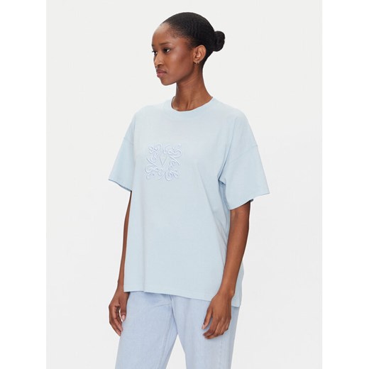ViCOLO T-Shirt RD0119 Błękitny Regular Fit ze sklepu MODIVO w kategorii Bluzki damskie - zdjęcie 182697952