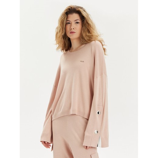Liu Jo Sweter TA4046 MS49I Różowy Regular Fit ze sklepu MODIVO w kategorii Swetry damskie - zdjęcie 182697963