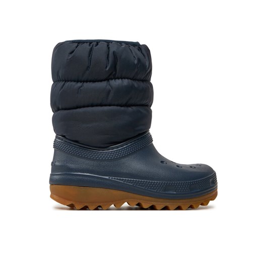 Crocs Śniegowce Crocs Classic Neo Puff Boot K 207684 Niebieski ze sklepu MODIVO w kategorii Buty zimowe dziecięce - zdjęcie 182697973