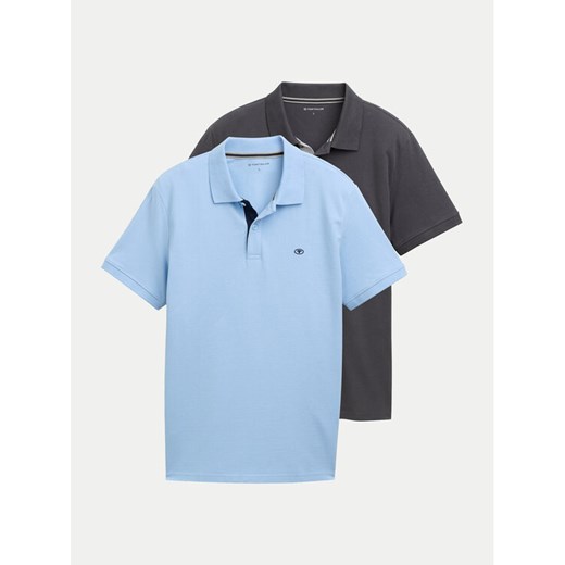 Tom Tailor Komplet 2 koszulek polo 1044879 Kolorowy Regular Fit ze sklepu MODIVO w kategorii T-shirty męskie - zdjęcie 182697980