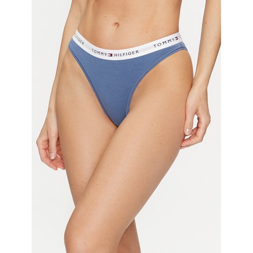 Tommy Hilfiger Figi klasyczne UW0UW03836 Niebieski ze sklepu MODIVO w kategorii Majtki damskie - zdjęcie 182698181