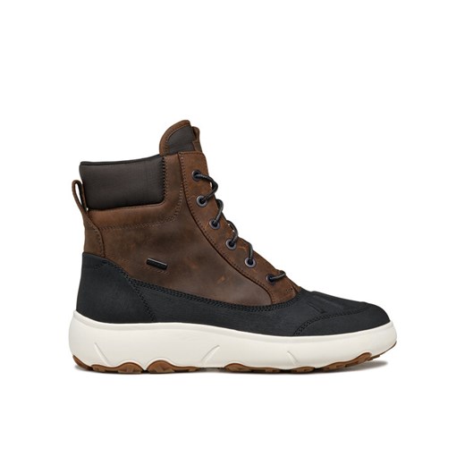 Geox Kozaki U Nebula + Grip B Ab U46HFC 0FFBC C0202 Brązowy ze sklepu MODIVO w kategorii Buty zimowe męskie - zdjęcie 182698183