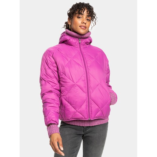 Roxy Kurtka przejściowa Wind Swept Hood Jckt ERJJK03571 Różowy Regular Fit ze sklepu MODIVO w kategorii Kurtki damskie - zdjęcie 182698250