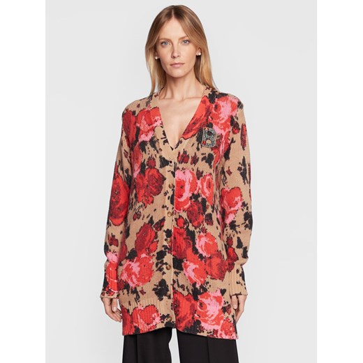 Blugirl Blumarine Kardigan RF2006-MAB00 Kolorowy Regular Fit ze sklepu MODIVO w kategorii Swetry damskie - zdjęcie 182698301