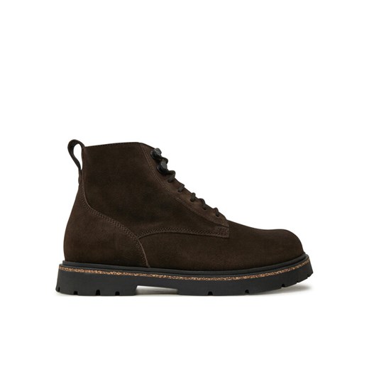 Birkenstock Trzewiki Highwood Lace Mid M Leve 1028931 Brązowy ze sklepu MODIVO w kategorii Buty zimowe męskie - zdjęcie 182698340