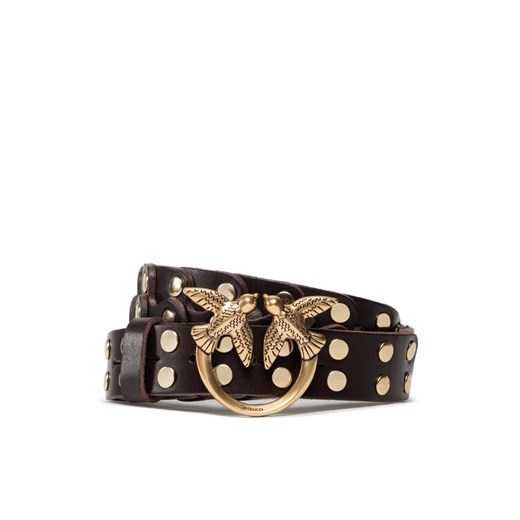Pinko Pasek Damski Love Puzzle Belt H3 20222 PLT01 1H2146.A086 Brązowy ze sklepu MODIVO w kategorii Paski damskie - zdjęcie 182698372