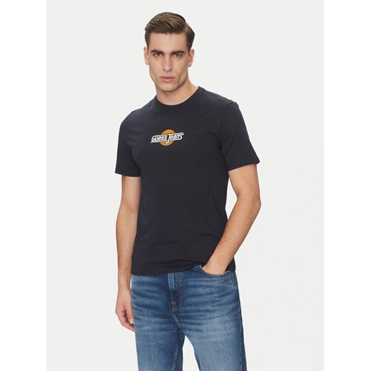 Guess Jeans T-Shirt M5GI23 K8HM0 Granatowy Slim Fit ze sklepu MODIVO w kategorii T-shirty męskie - zdjęcie 182698390
