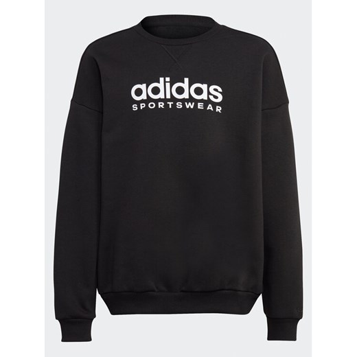 adidas Bluza Fleece IB3232 Czarny Loose Fit 13_14Y MODIVO