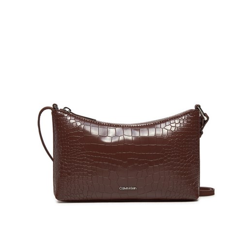 Calvin Klein Torebka Ck Must Conv K60K612695 Brązowy ze sklepu MODIVO w kategorii Listonoszki - zdjęcie 182698584