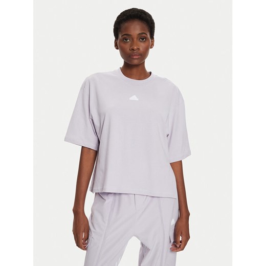 adidas T-Shirt Dance IS0877 Fioletowy Loose Fit XL MODIVO