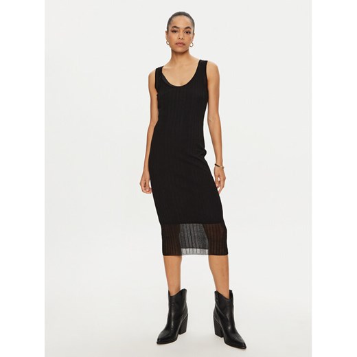 PINKO Sukienka koktajlowa 103540 A1ND Czarny Slim Fit ze sklepu MODIVO w kategorii Sukienki - zdjęcie 182698624