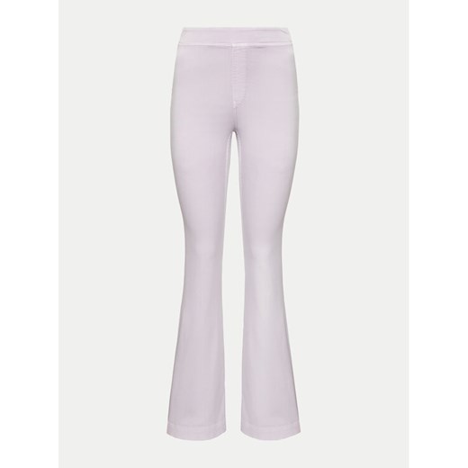 Deha Spodnie materiałowe D02557 Fioletowy Slim Fit ze sklepu MODIVO w kategorii Spodnie damskie - zdjęcie 182698634