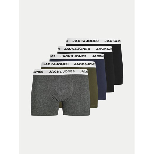 Jack&Jones Komplet 5 par bokserek Basic 12214455 Kolorowy ze sklepu MODIVO w kategorii Majtki męskie - zdjęcie 182698652