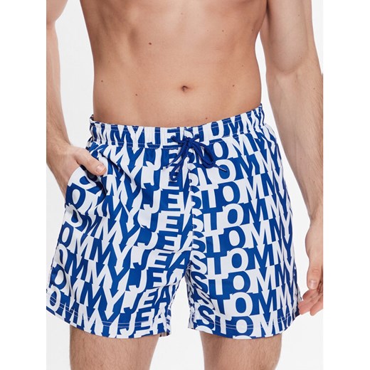 Tommy Jeans Szorty kąpielowe UM0UM02759 Niebieski Slim Fit Tommy Jeans L MODIVO