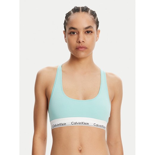 Calvin Klein Underwear Biustonosz top 0000F3785E Zielony ze sklepu MODIVO w kategorii Biustonosze - zdjęcie 182698811