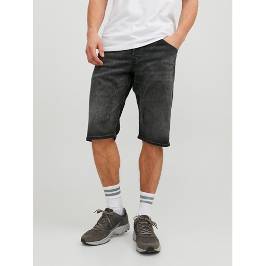 Jack&Jones Szorty jeansowe Scale 12223991 Czarny Regular Fit ze sklepu MODIVO w kategorii Spodenki męskie - zdjęcie 182698860