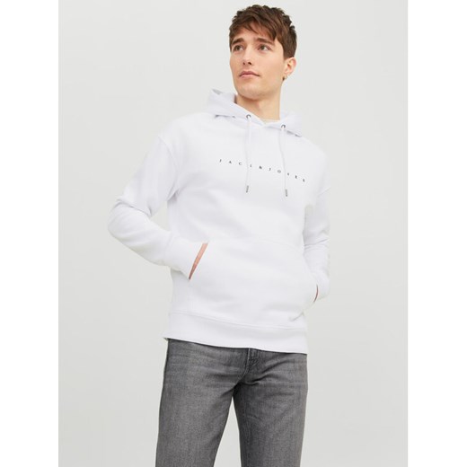 Jack&Jones Bluza 12233972 Biały Relaxed Fit ze sklepu MODIVO w kategorii Bluzy męskie - zdjęcie 182698891