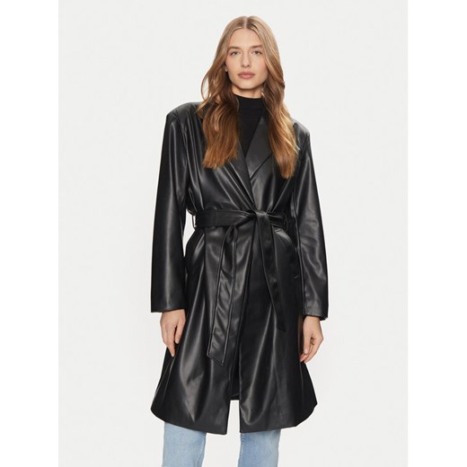 ONLY Płaszcz przejściowy Bina 15326827 Czarny Regular Fit ze sklepu MODIVO w kategorii Płaszcze damskie - zdjęcie 182698931