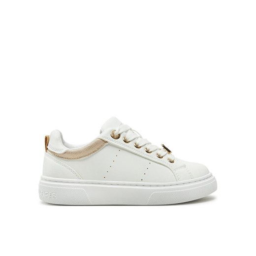 Tommy Hilfiger Sneakersy Low Cut Lace-Up Sneaker T3A9-33743-1355 M Biały ze sklepu MODIVO w kategorii Trampki dziecięce - zdjęcie 182698984