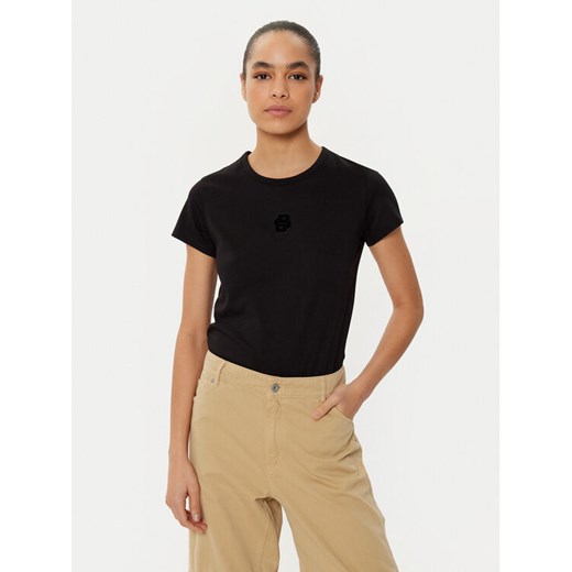 BOSS T-Shirt Eventsa6 50534800 Czarny Regular Fit ze sklepu MODIVO w kategorii Bluzki damskie - zdjęcie 182699012