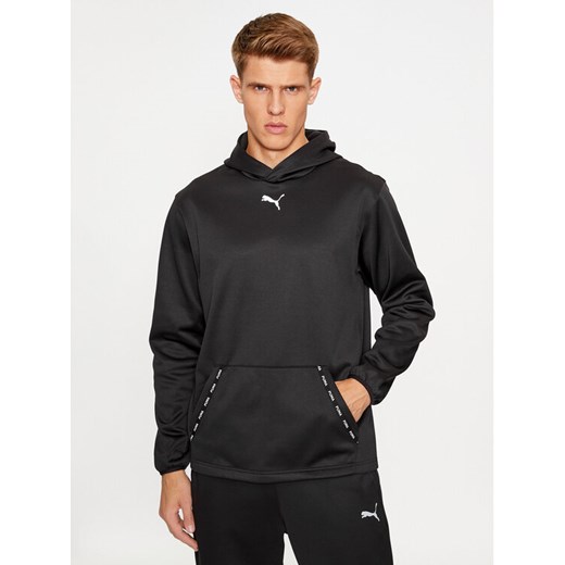 Puma Bluza Puma Fit Taped 523824 Czarny Regular Fit ze sklepu MODIVO w kategorii Bluzy męskie - zdjęcie 182699022