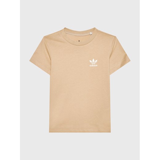 adidas Originals T-Shirt adicolor HK7468 Beżowy Regular Fit ze sklepu MODIVO w kategorii Koszulki niemowlęce - zdjęcie 182699024