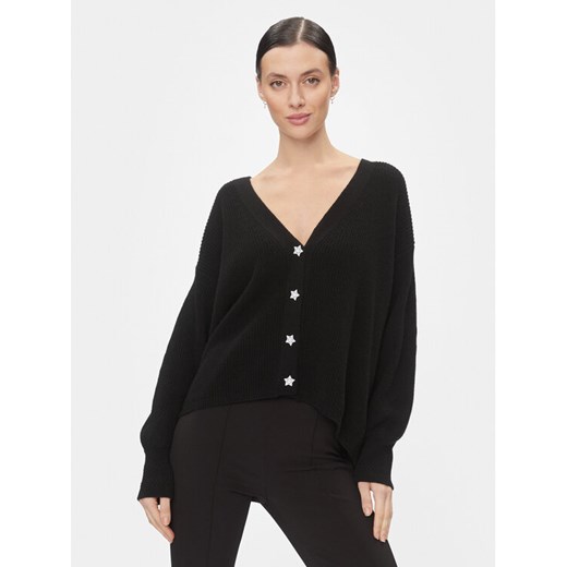 Kontatto Kardigan 3M1216 Czarny Relaxed Fit ze sklepu MODIVO w kategorii Swetry damskie - zdjęcie 182699033