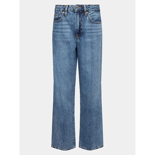 Gina Tricot Jeansy 19982 Granatowy Baggy Fit ze sklepu MODIVO w kategorii Jeansy damskie - zdjęcie 182699080