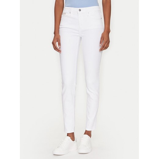 Calvin Klein Jeans Jeansy J20J225120 Biały Skinny Fit ze sklepu MODIVO w kategorii Jeansy damskie - zdjęcie 182699100