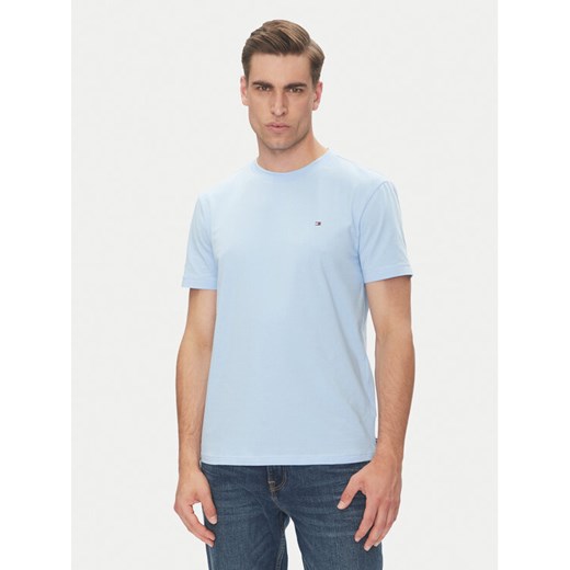 Tommy Hilfiger T-Shirt UM0UM03362 Błękitny Regular Fit ze sklepu MODIVO w kategorii T-shirty męskie - zdjęcie 182699133