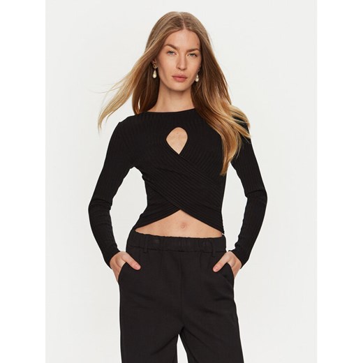 ViCOLO Sweter 22099S Czarny Slim Fit ze sklepu MODIVO w kategorii Swetry damskie - zdjęcie 182699134