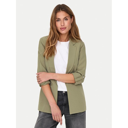 ONLY Marynarka Kayle 15218743 Zielony Regular Fit ze sklepu MODIVO w kategorii Marynarki damskie - zdjęcie 182699153