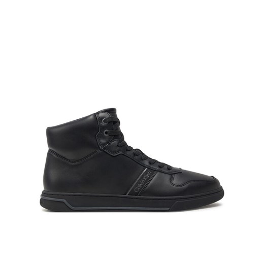 Calvin Klein Sneakersy High Top Lace Up Logo HM0HM01492 Czarny ze sklepu MODIVO w kategorii Buty sportowe męskie - zdjęcie 182699160