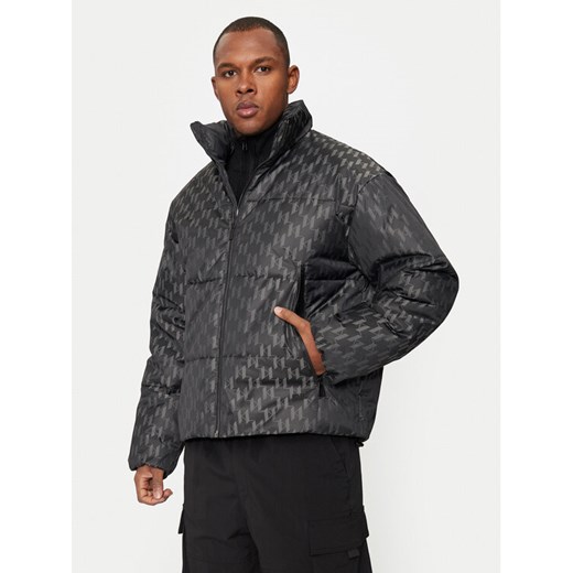 KARL LAGERFELD Kurtka puchowa 505018 544529 Czarny Regular Fit ze sklepu MODIVO w kategorii Kurtki męskie - zdjęcie 182699264