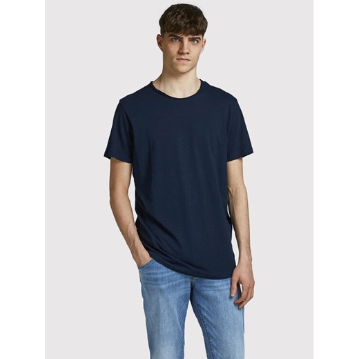 Jack&Jones T-Shirt Basher 12182498 Granatowy Regular Fit ze sklepu MODIVO w kategorii T-shirty męskie - zdjęcie 182699274