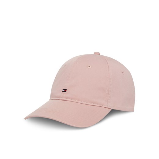 Tommy Hilfiger Czapka z daszkiem Essential Flag Soft Cap AW0AW17131 Różowy ze sklepu MODIVO w kategorii Czapki z daszkiem damskie - zdjęcie 182699332