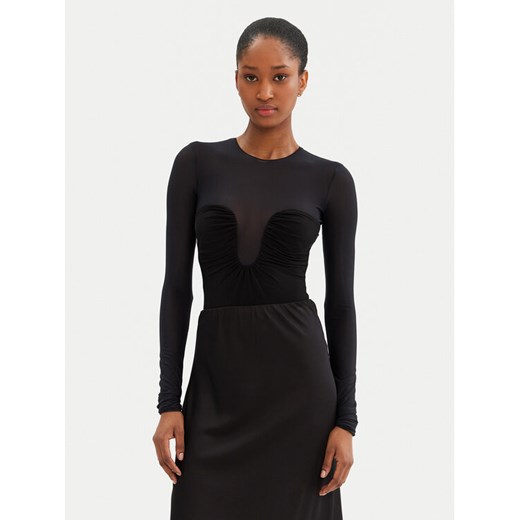 PINKO Body Beccaccia 104998 A2GS Czarny Slim Fit ze sklepu MODIVO w kategorii Bluzki damskie - zdjęcie 182699352